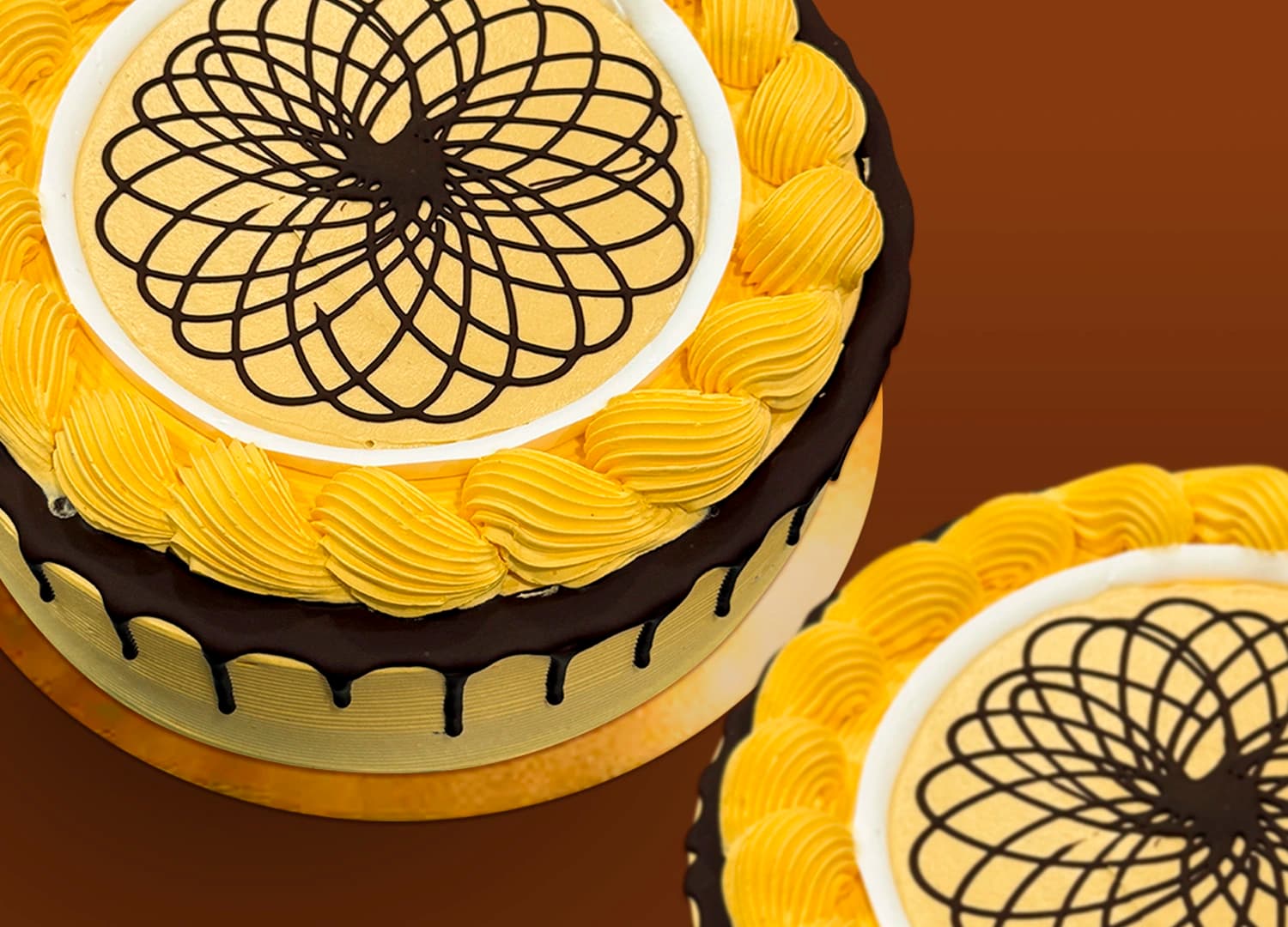 Tarta de chocolúcuma